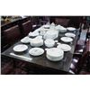 Image 1 : Victorian 70 piece dinnerware set