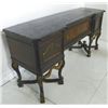 Image 3 : 1930's marble top carved sideboard