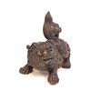 Image 5 : Lot of 2 terracotta "Foo Dogs"
