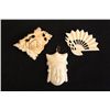 Image 3 : Lot of 6 bone pendants & 1 bone pin