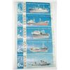 Image 1 : 5 Stamp Block of LARGE U.S.S.R. C.C.C.P RARE SHIPS Stamps *5 TOTAL ALL FOR 1 MONEY*!!