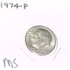 Image 1 : 1974-P ROOSEVELT SILVER DIME *RARE MS HIGH GRADE*!!