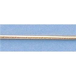 Pure Gold 16" 14k Gold-Yellow 0.7mm DC Snake Chain