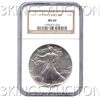Image 1 : Certified Uncirculated Silver Eagle 1991 MS69