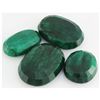 Image 2 : Emerald 658ct Loose Gemstone Mix Sizes Oval Cut