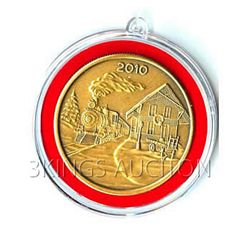 Christmas 2010 Bronze Round X-13 Train (with ornament h