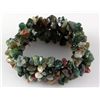 Image 2 : 348.91CTW 8" TOURMALINE CHIPPED STONE BRACELET PHILIPPI