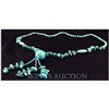 Image 2 : Natural 410.06ctw Turquoise Sterling Silver Necklace