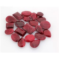 126.00ctw Ruby Mix Shape&Sizes LooseGemstone