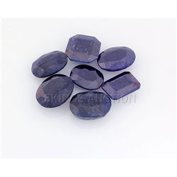 Blue Sapphire 107.77ctw MixShape&Sizes LooseGemstone