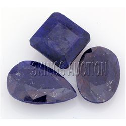 116.47ctw SapphireMixShape&SizesLooseGemstone lotof3