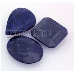 181.63ctw SapphireMixShape&SizesLooseGemstone lotof3