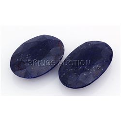 118.88ctw SapphireOvalCutLooseGemstone lotof2