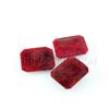 Image 1 : 136.33ctw RubyEmeraldCut LooseGemstone lot of 3