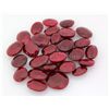 Image 1 : 161.00ctw Ruby Oval Cut Loose Gemstone