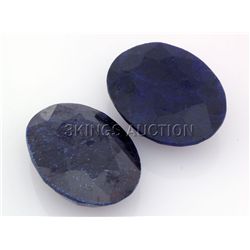 132.50ctw SapphireOvalCutLooseGemstone lotof2