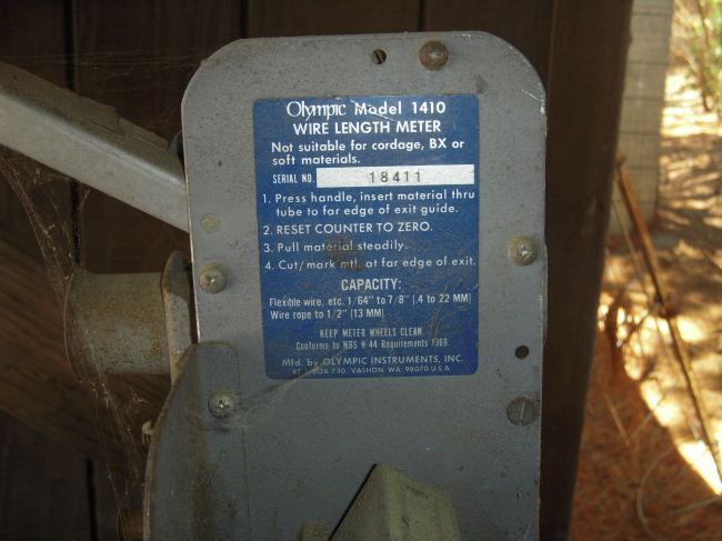 Olympic 1410 Wire Length Meter