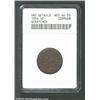 Image 1 : 1854 1/2 C AU50 Brown ANACS. Mintage: 55,3...