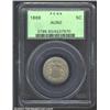 Image 1 : 1869 5C AU50 PCGS. Mintage: 16,395,000. Th...