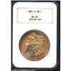 Image 1 : 1881-S S$1 MS64 NGC. Mintage: 12,760,000....
