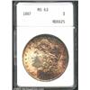 Image 1 : 1887 S$1 MS63 ANACS. Mintage: 20,290,710....