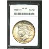 Image 1 : 1922-D S$1 MS65 ANACS. Mintage: 15,063,000...