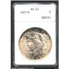 Image 1 : 1927-D S$1 MS63 ANACS. Mintage: 1,268,900....