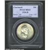 Image 1 : 1936-D 50C Cincinnati MS65 PCGS. Mintage:...