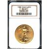 Image 1 : 1990 G$50 One-Ounce Gold Eagle MS69 NGC....