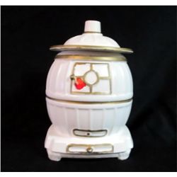 Vintage Country Pot-Bellied Stove Cookie Jar