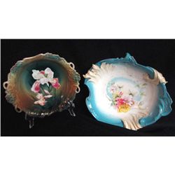 Two Porcelain Handpainted Bowls from Bavaria