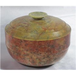 Bowenite Or Serpentine Bowl w/ Lid