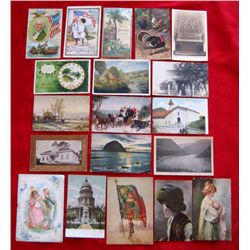 Lot of 19 – Vintage People, Place, Event Postcards