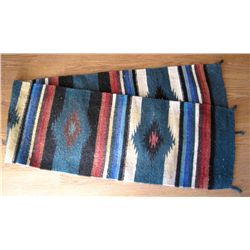 Large Decorative Mexican Runner Rug