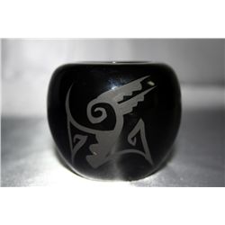 Black Clay Native American Pot
