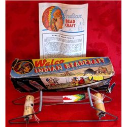 Original 1936 Walco Brand Indian Beadcraft in Box