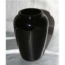 Black Glass Vase