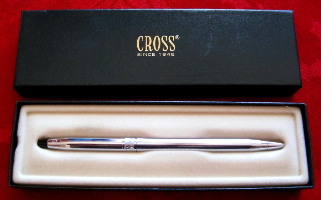 Cross Brand Silver Ballpoint Pen * New in Box