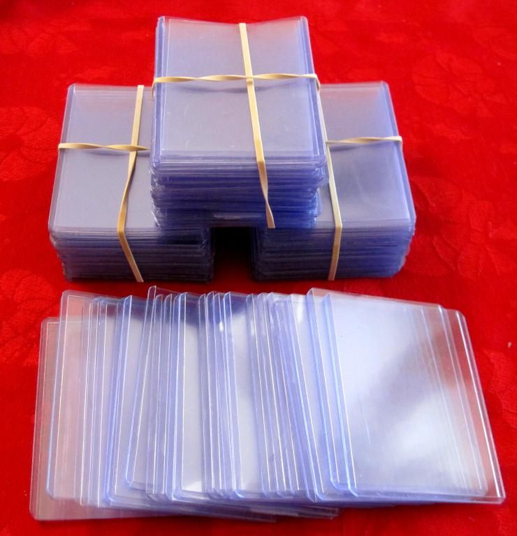 100 Toploader 3x4 Baseball Card Protective Cases