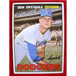 1967 Topps #55 Don Drysdale Baseball Card