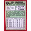 Image 2 : 1967 Topps #55 Don Drysdale Baseball Card