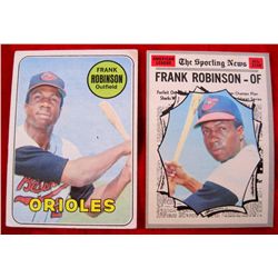 1969 & 1970 Topps Frank Robinson BB Cards