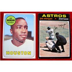 1969 & 1971 Topps Joe Morgan Baseball Cards