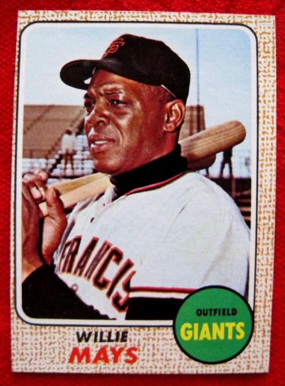 1968 Topps 50 Willie Mays Baseball Card