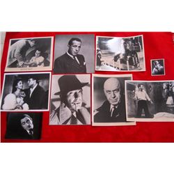 Lot of 9 Hollywood Movie Star Glossy Photographs