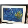Image 2 : Marc Chagall - Arlequin a la lune jaune - Framed