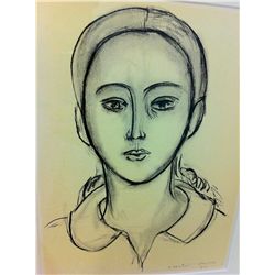 Henri Matisse - duotone print from 'Portraits par Henri Matisse' - framed