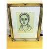 Image 2 : Henri Matisse - duotone print from 'Portraits par Henri Matisse' - framed