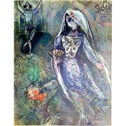 Marc Chagall - La queue de sirens - Framed