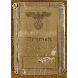 ULTRA-RARE WEHRPASS IDENTIFICATION BOOK ORIGINAL